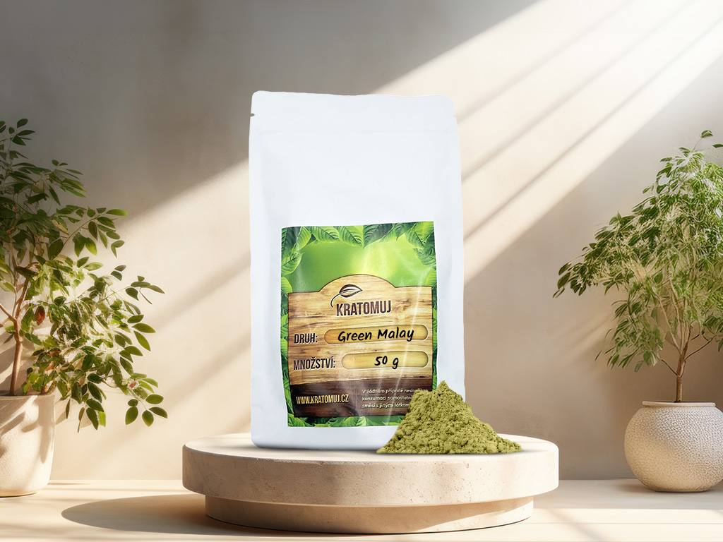 Zelený kratom Green Malay Gramáž: 50g