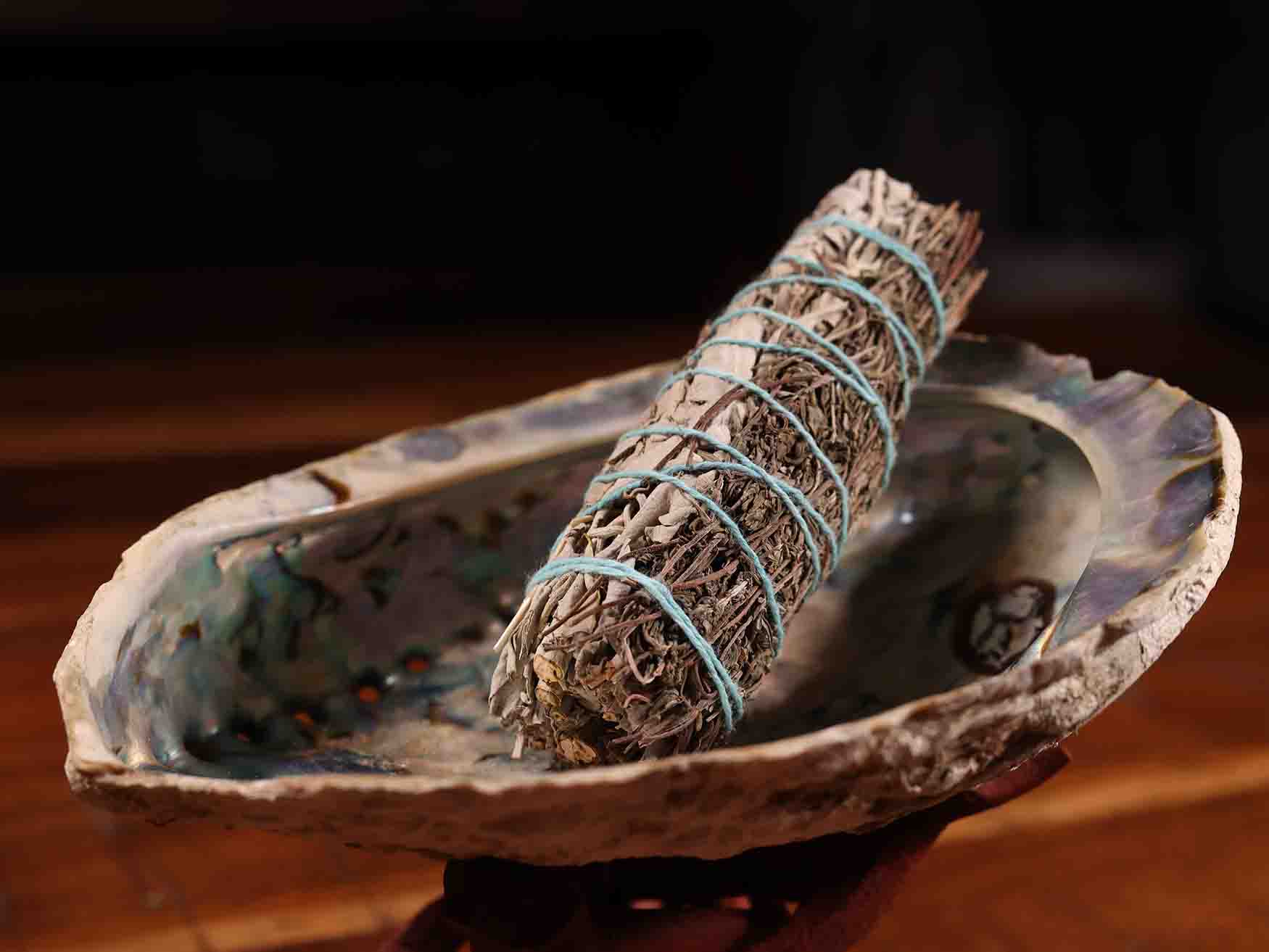 Tymián - vykuřovací svazek Varianta: Tymián s bílou šalvějí