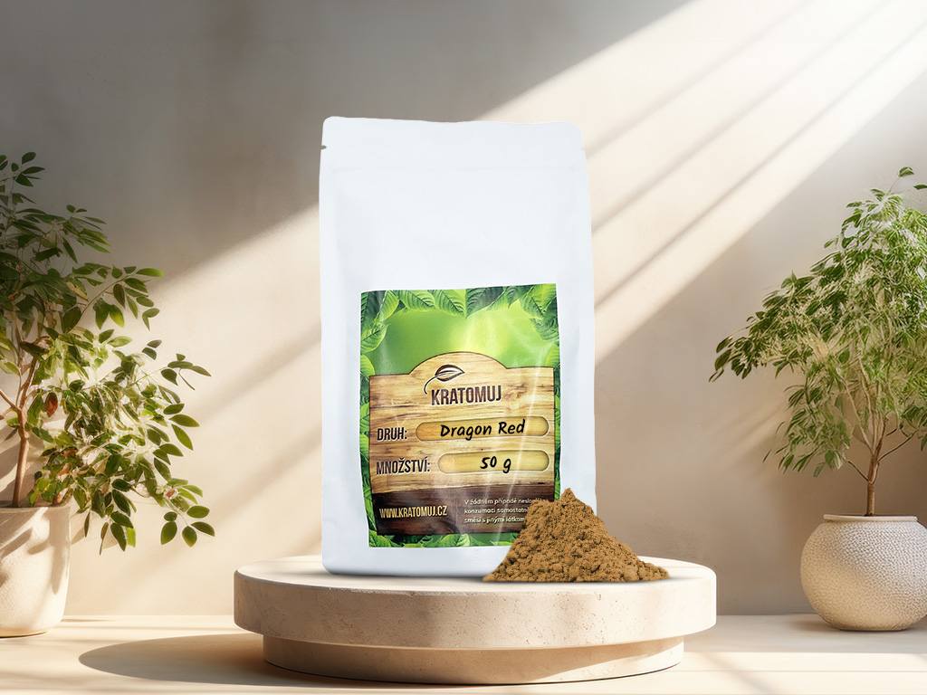 Červený kratom Dragon Red Gramáž: 50g