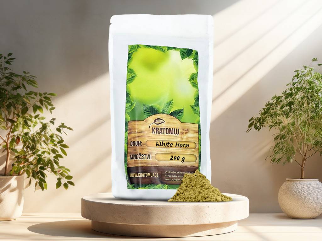 Bílý kratom White Horn Gramáž: 200g