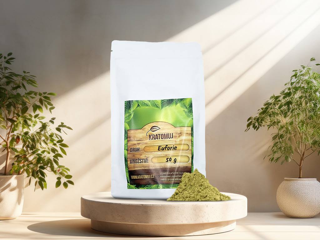 Zelený kratom Euforie Gramáž: 50g