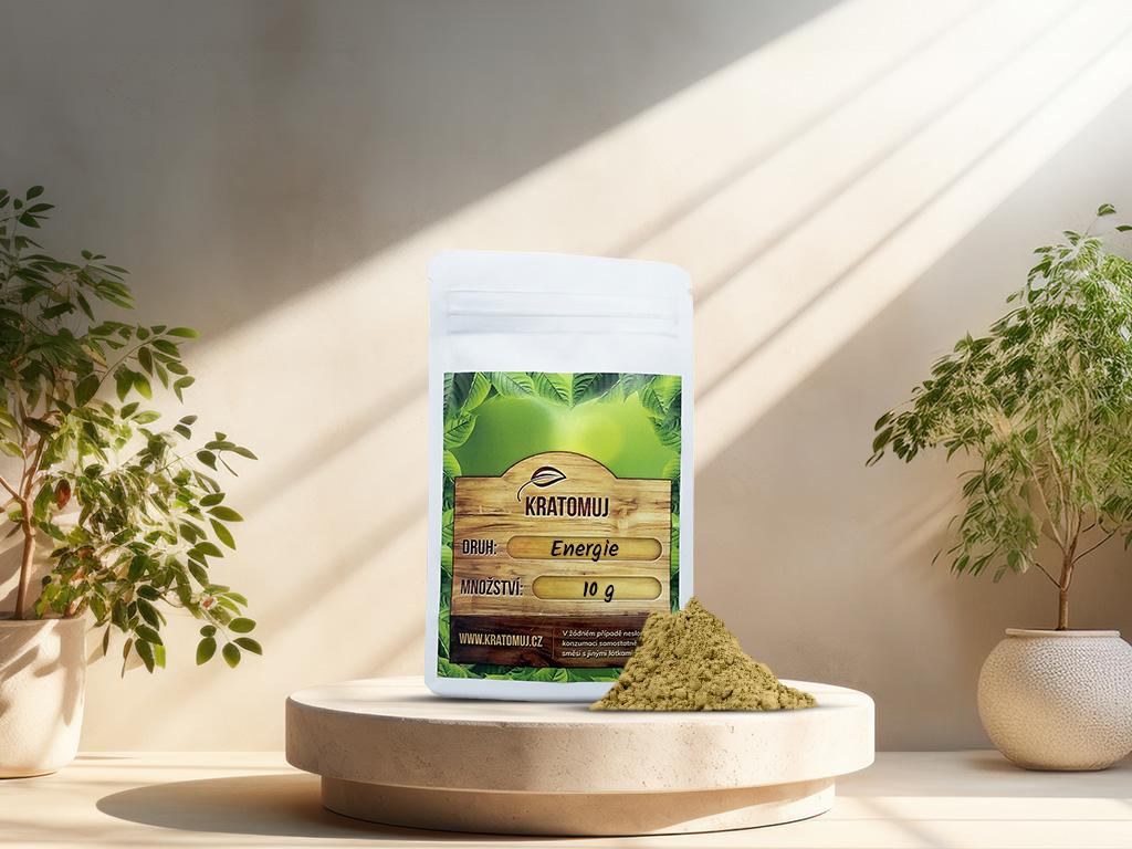 Bílý kratom Energie Gramáž: 10g