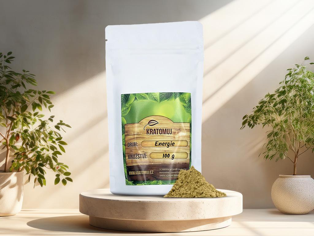 Bílý kratom Energie Gramáž: 100g
