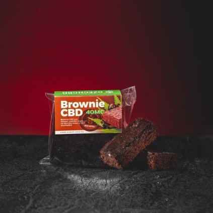 Kvalitní uvolnění CBD Brownie CBD Brownie Edibles Prodej 40mg CBD Účinky CBD a Prodej Praha Plzeň Brno Dobrůtky s CBD