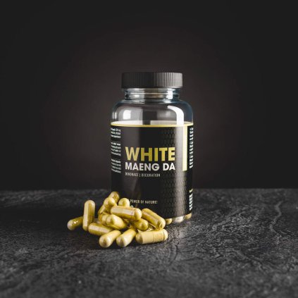 Kratom World White Maeng Da kratom bílý kratom kapsle