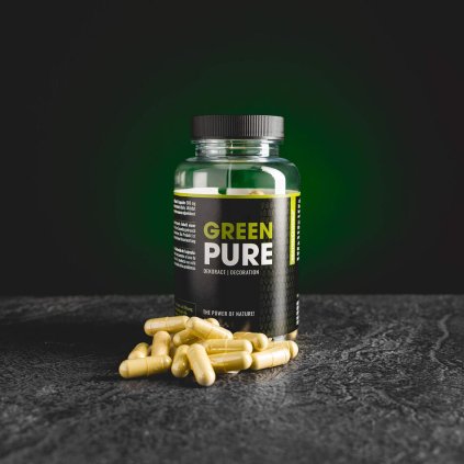 Kratom World Green Pure Čistý zelený kratom zelený kratom kapsle