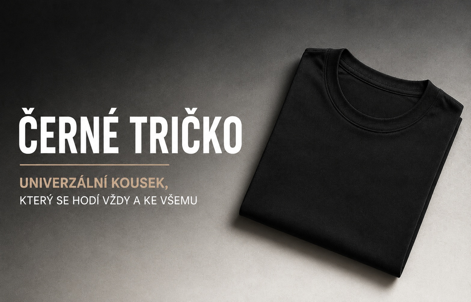 Černé tričko a jeho síla: jednoduchý outfit, který funguje vždy
