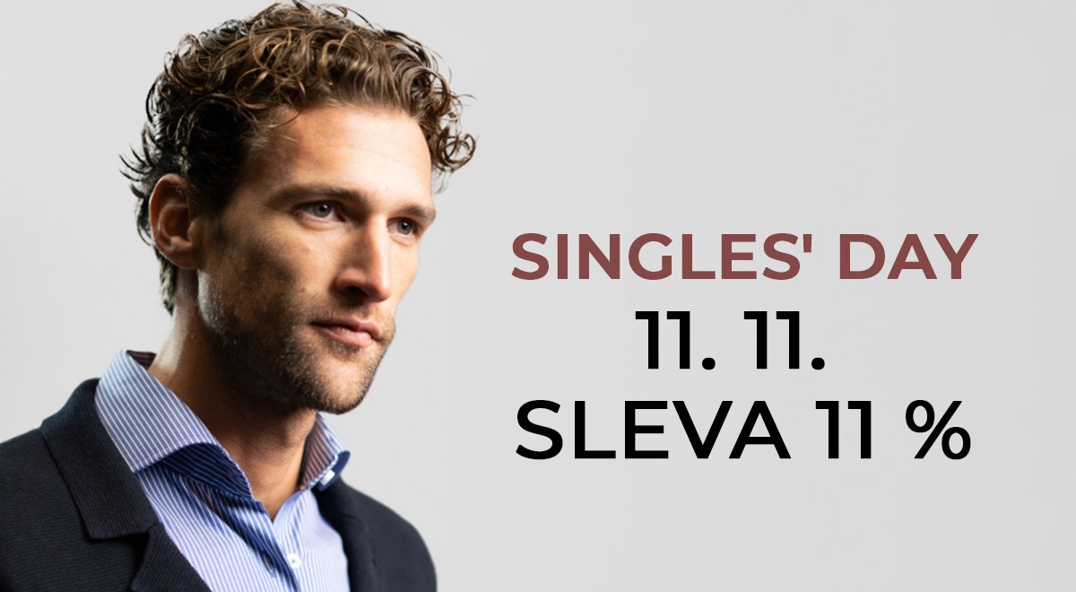 11.11.  "SINGLES DAY" - den nezadaných - nákup se slevou 11%