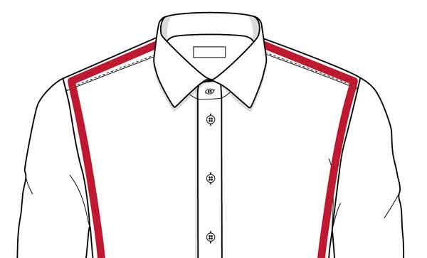 Střih košile modern fit, který padne na většinu postav