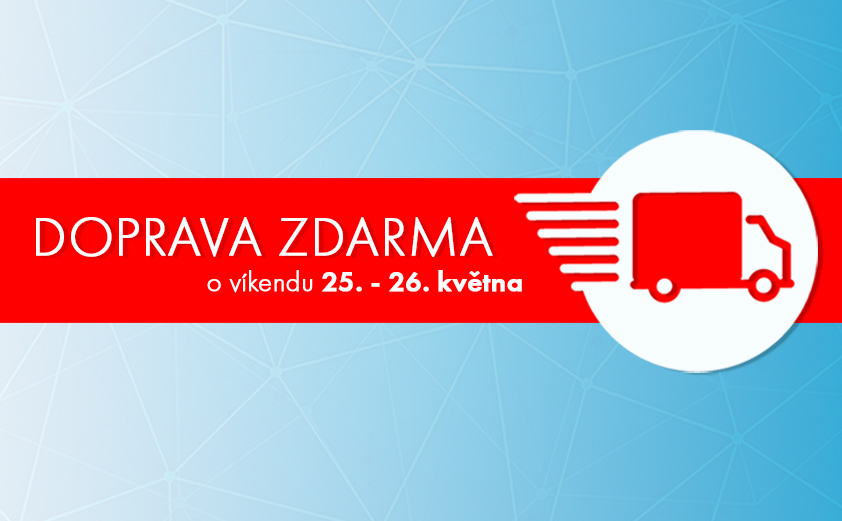 doprav zdarma - pouze tento víkend