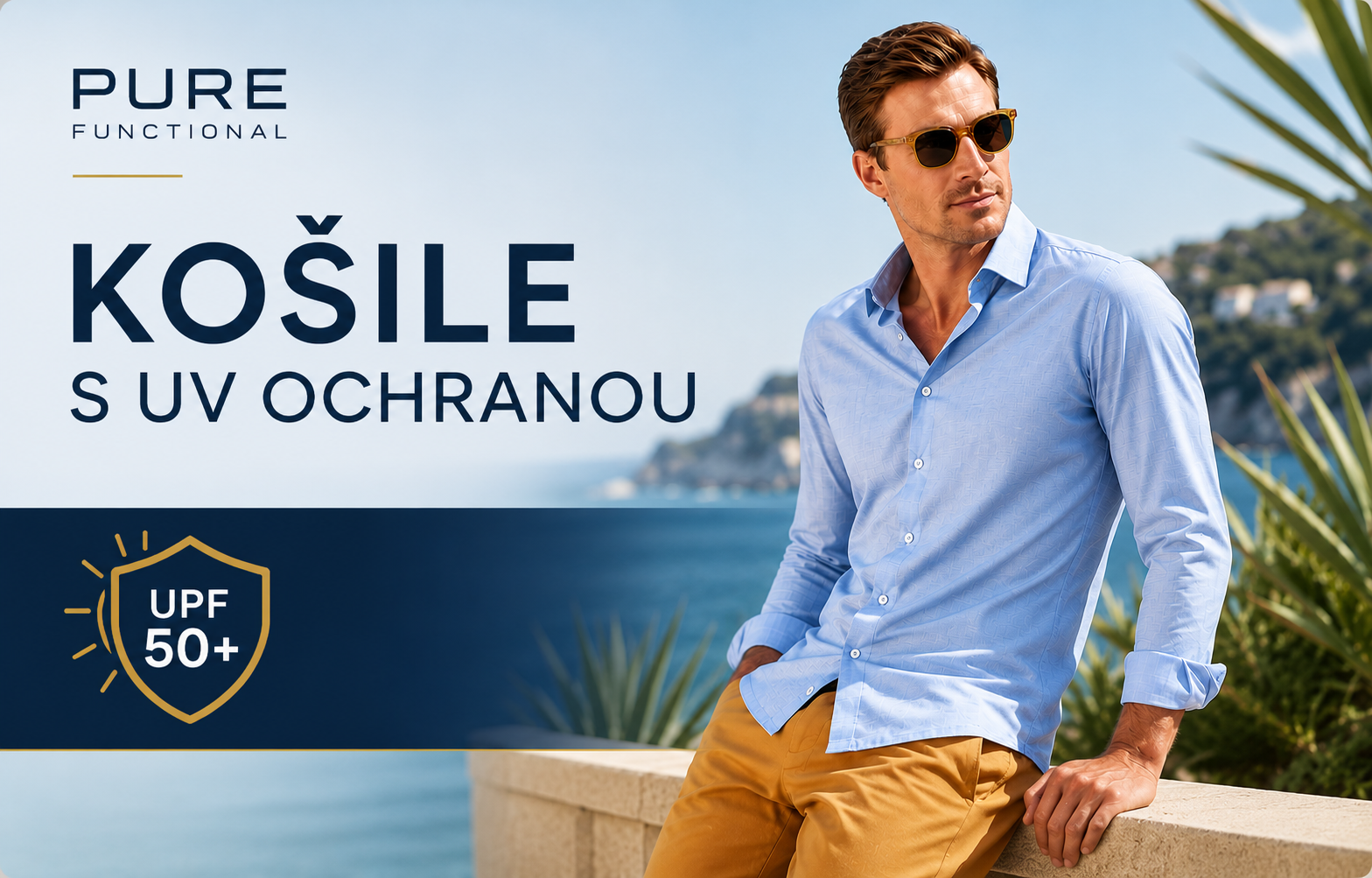 ☀︎  Košile s UPF ochranou 50+