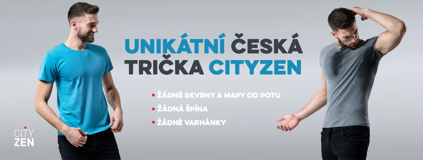 česká trička CityZen - trika pro muže