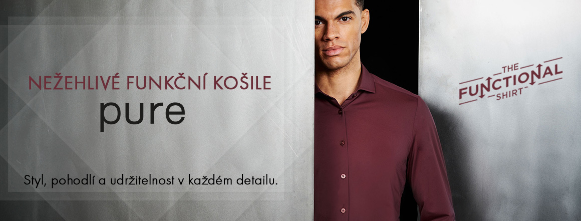 funkční košile - extra pružné, luxusní materiál
