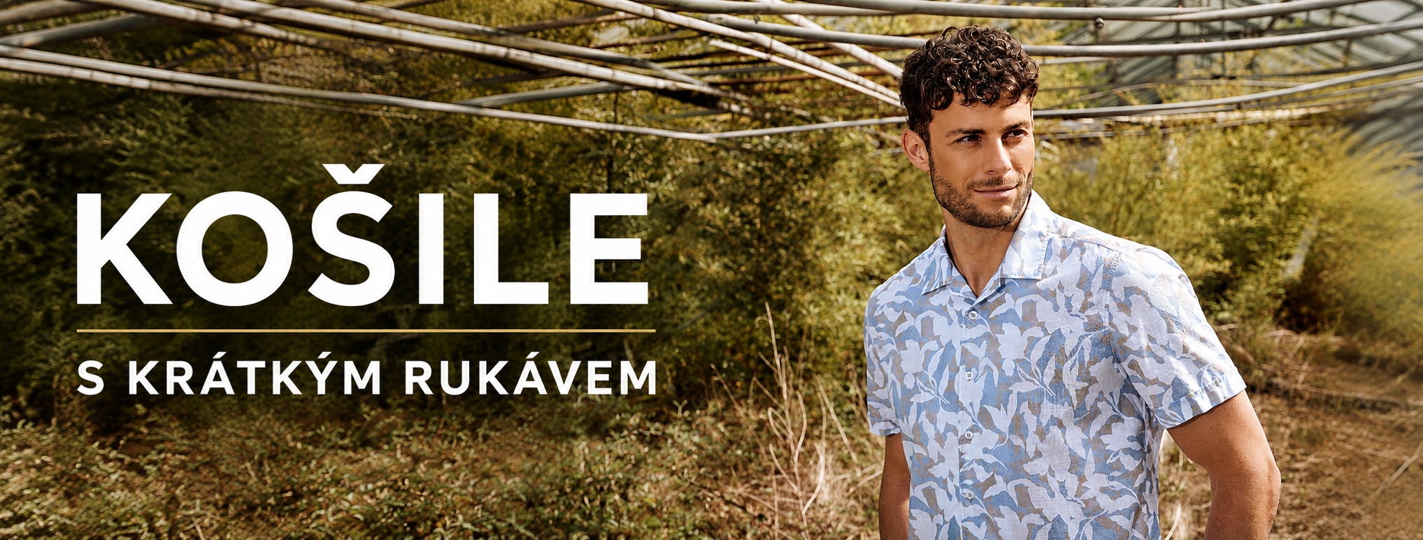 košile s krátkým rukávem - bavlněná košile