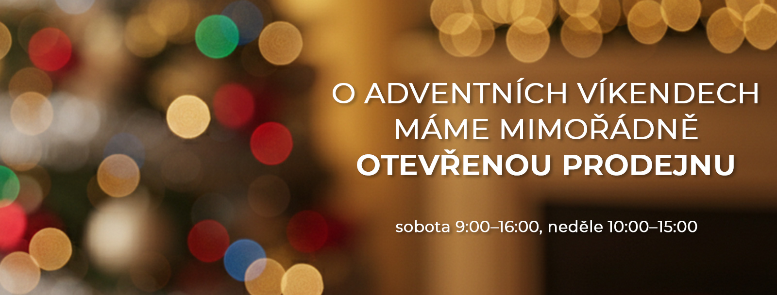 otevírací doba o víkendu