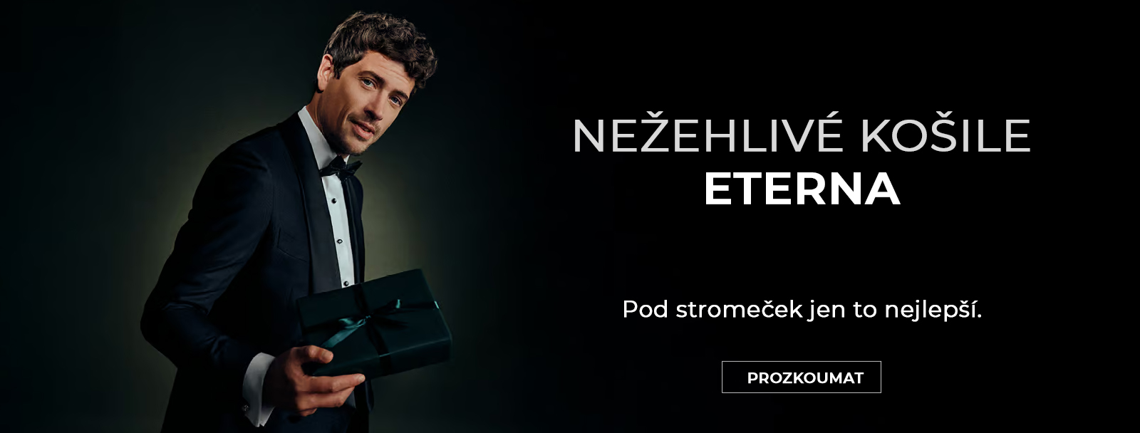 košile eterna, to nejlepší pod stromeček. nežehlivé košile