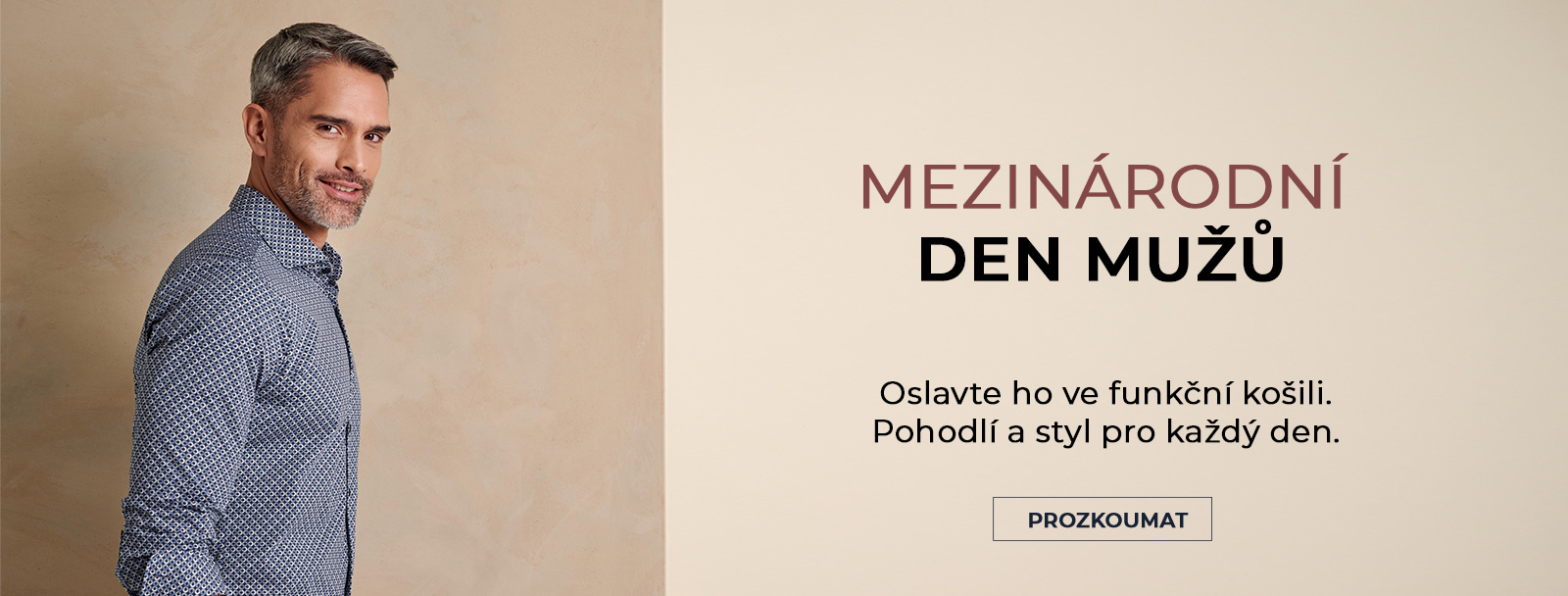 mezinárodní den mužů - funkční košile PURE