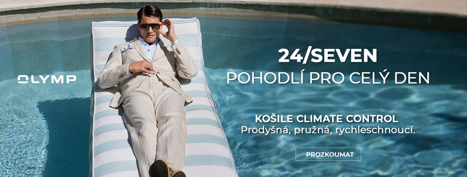 košile olymp - cilimate control - performance košile