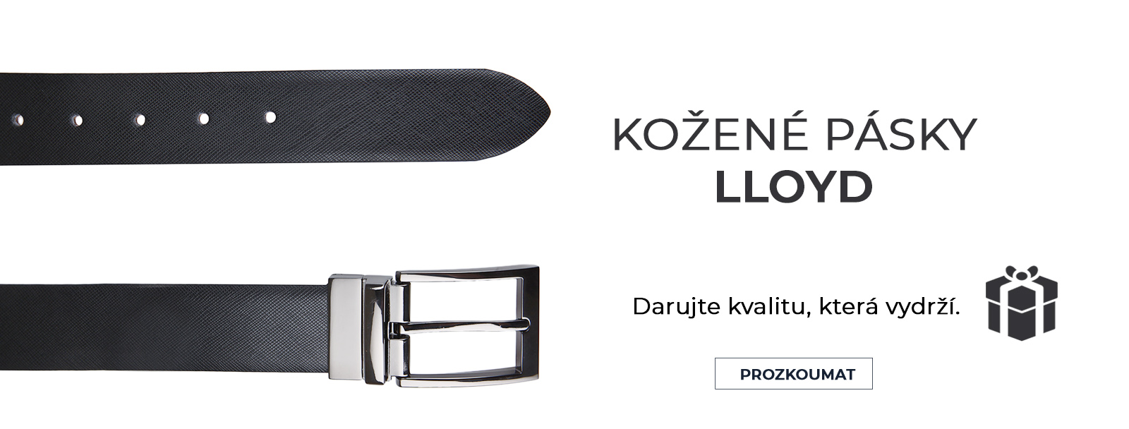 pánský kvalitní pásek, kožený pásek Lloyd