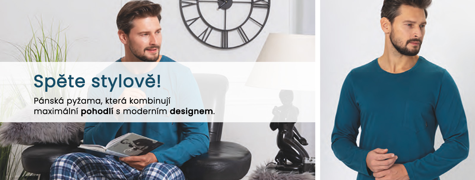 pánské pyžamo - bavlněné pyžamo