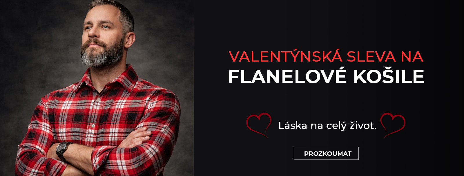 flanelová košile, flanelové košile - flanelka - valentýnská sleva