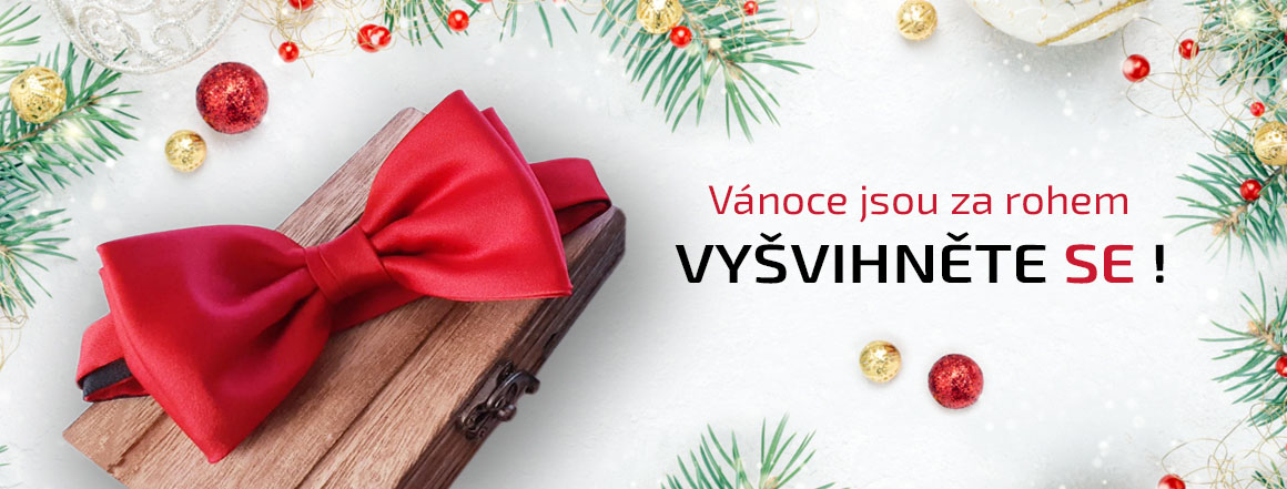 vánoční kravata, vánoční motýlek