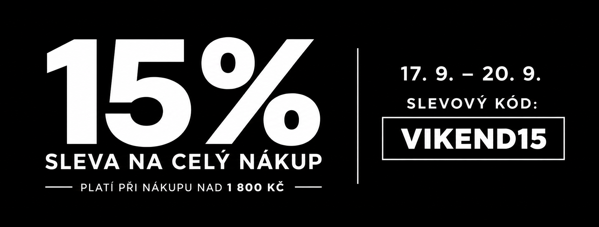 15% sleva na víkend - dny marianne