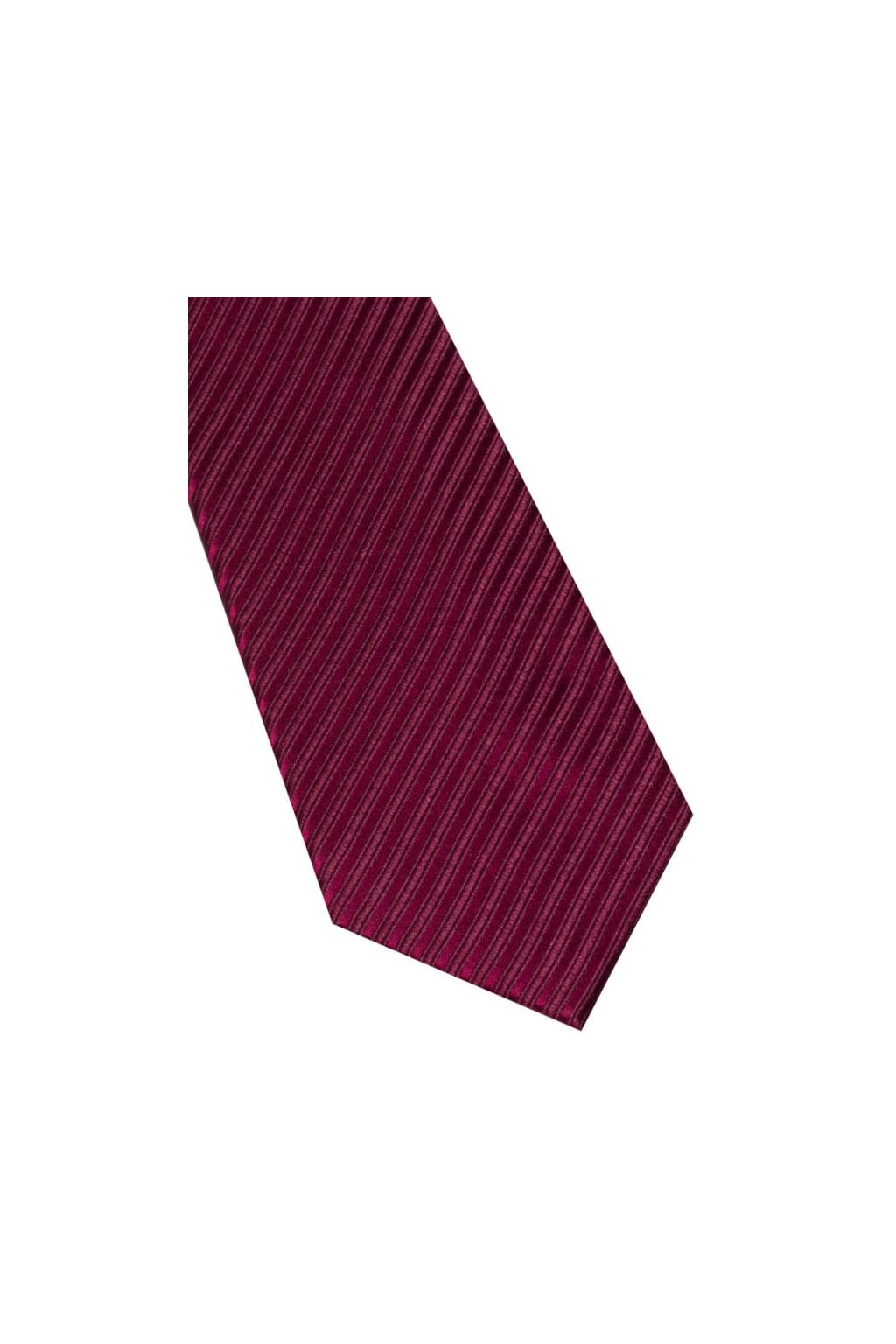 Hedvábná kravata Eterna - pruhovaná bordó