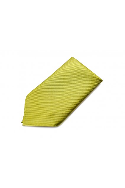 Hedvábný kapesníček do saka - limetkový