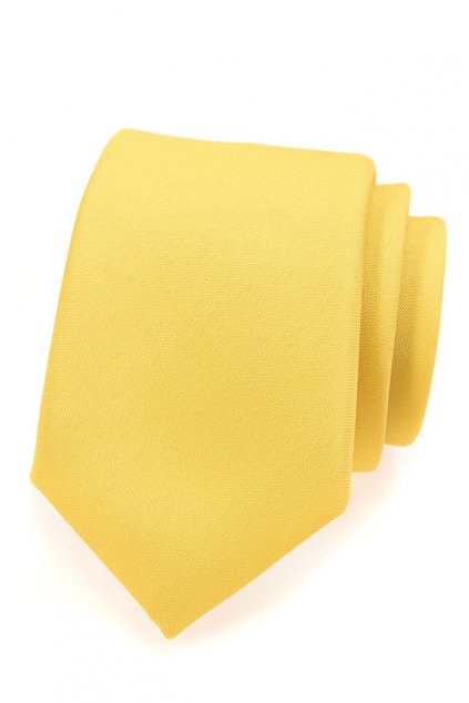 Kravata Avantgard - žlutá