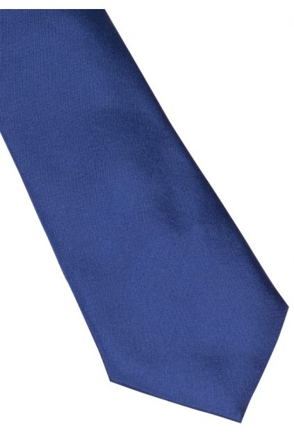 Úzká hedvábná kravata Eterna -  modrá