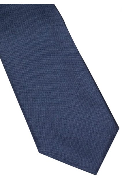 Úzká hedvábná kravata Eterna - navy modrá