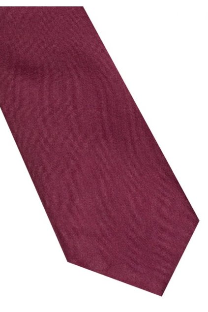 Úzká hedvábná kravata Eterna - bordó