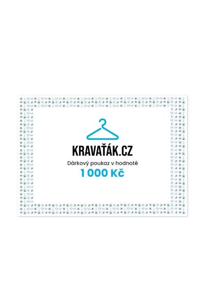 Kravatak CZ Darkovy poukaz E 1000
