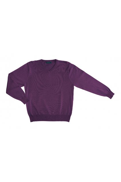 Pánský svetr AMJ Style - tmavě fialový