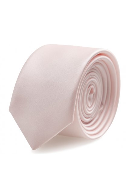 Slim kravata s kapesníčkem Brinkleys - růžová