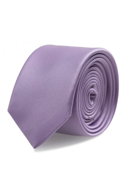 Slim kravata s kapesníčkem Brinkleys - šeříková