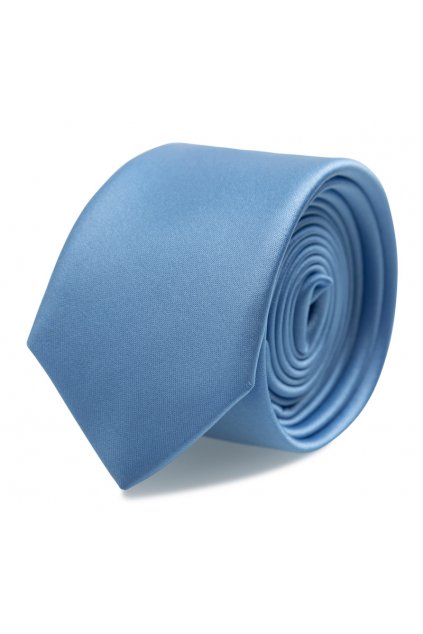 Slim kravata s kapesníčkem Brinkleys - modrá