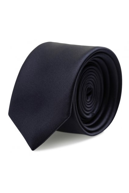 Slim kravata s kapesníčkem Carlo Cardini - navy