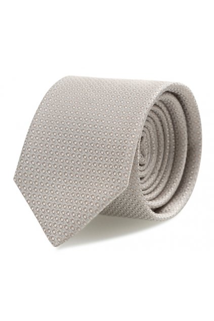 Slim kravata s kapesníčkem Brinkleys - béžová
