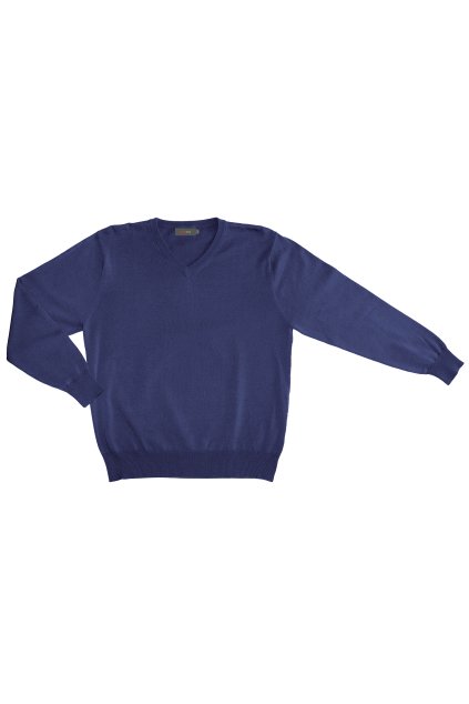 Pánský svetr AMJ Style - modrý melír
