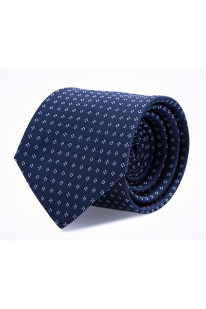 Slim kravata s kapesníčkem Brinkleys - navy