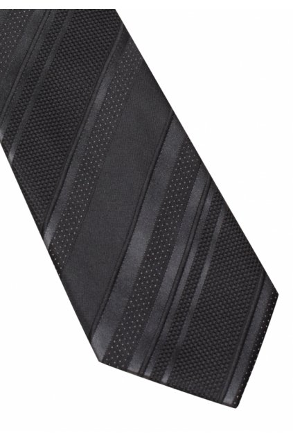 Hedvábná kravata Eterna - černá