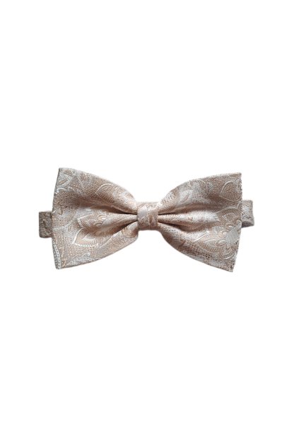 Motýlek Brinkleys Classic s kapesníčkem - ivory