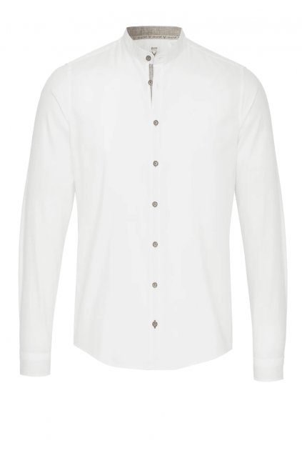 Tradiční košile Tracht Pure Slim Fit - bílá