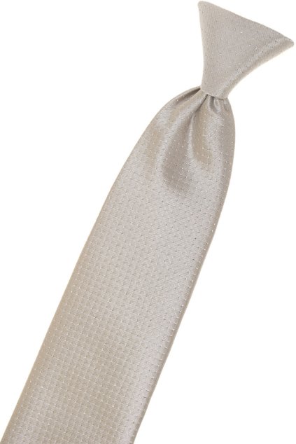 Chlapecká kravata Avantgard - stříbrná