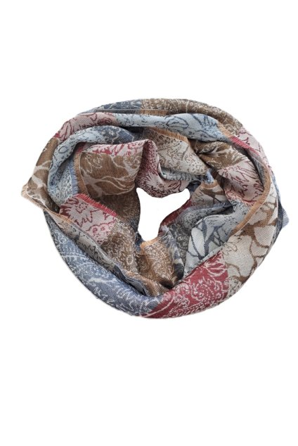 Elegantní italská šála z ramie a modalu