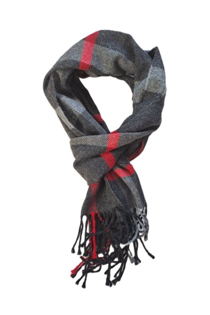 Zimní vlněná šála