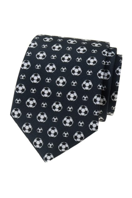 Kravata Avantgard - navy / fotbal