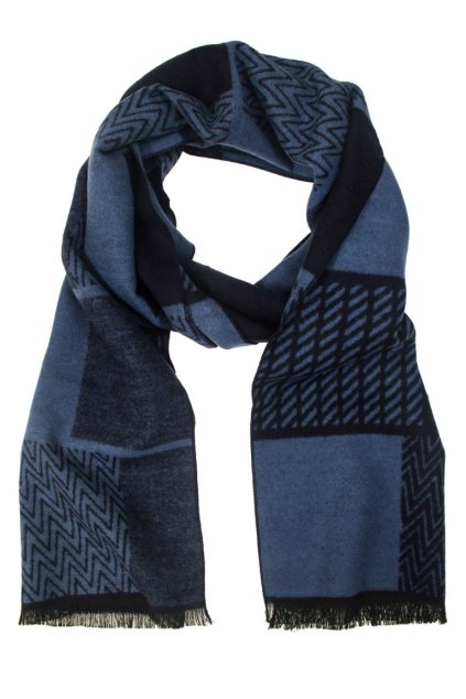 Pánská šála Avantgard - modrá